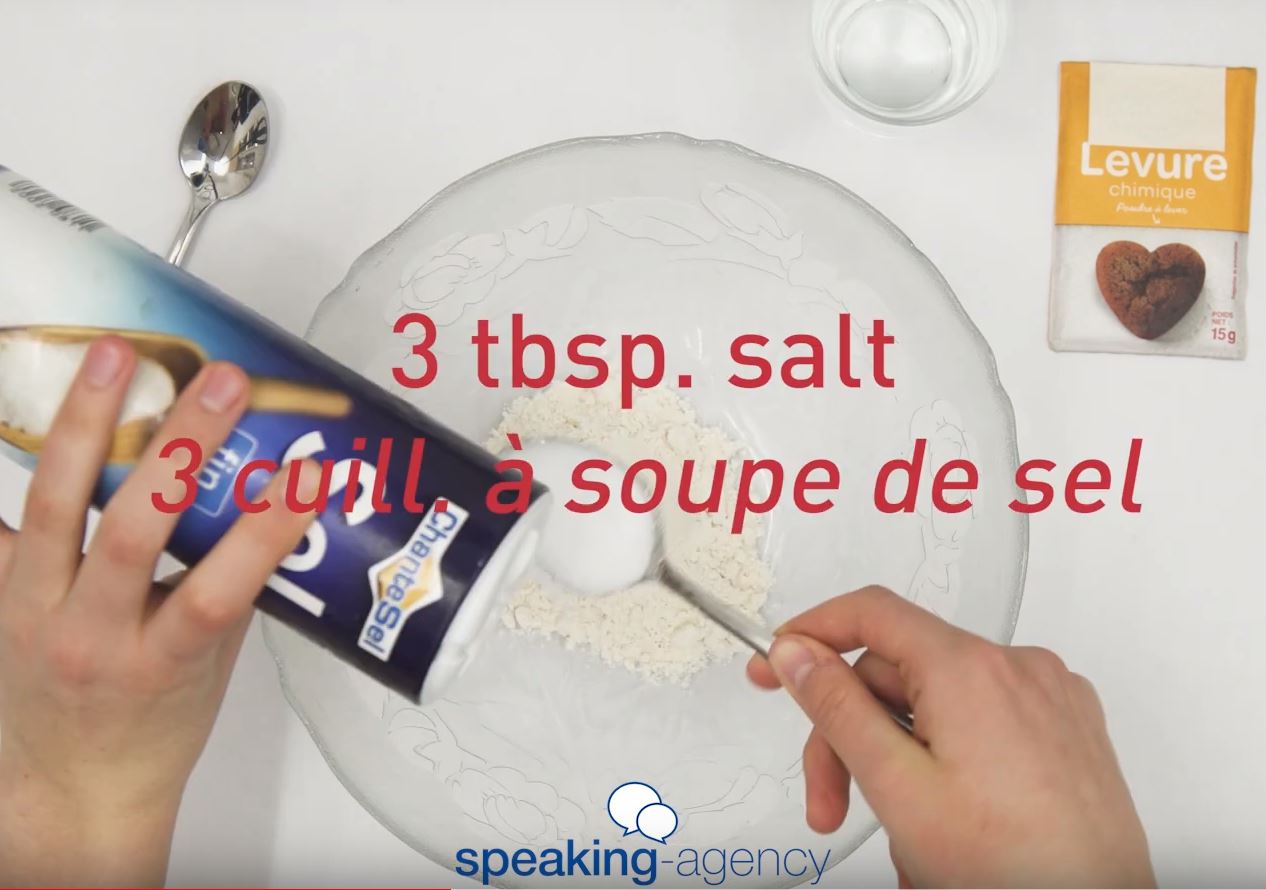 Cuillère à soupe de sel