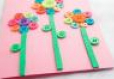 creative activity with flowers