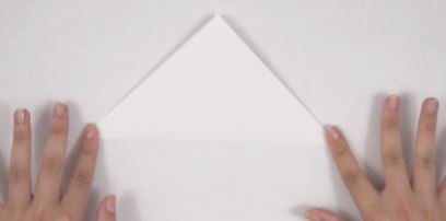 etape 1 comment procéder origami renard mômji