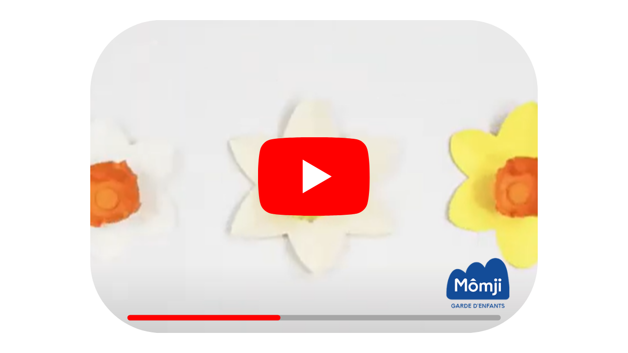 vidéo de l'activité printanière Mömji sur les fleurs