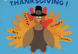 activité Thanksgiving dinde avec plumes faites par des empreintes de main